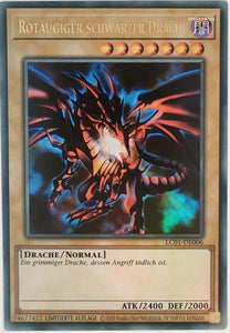 Rotäugiger schwarzer Drache - Ultra Rare
