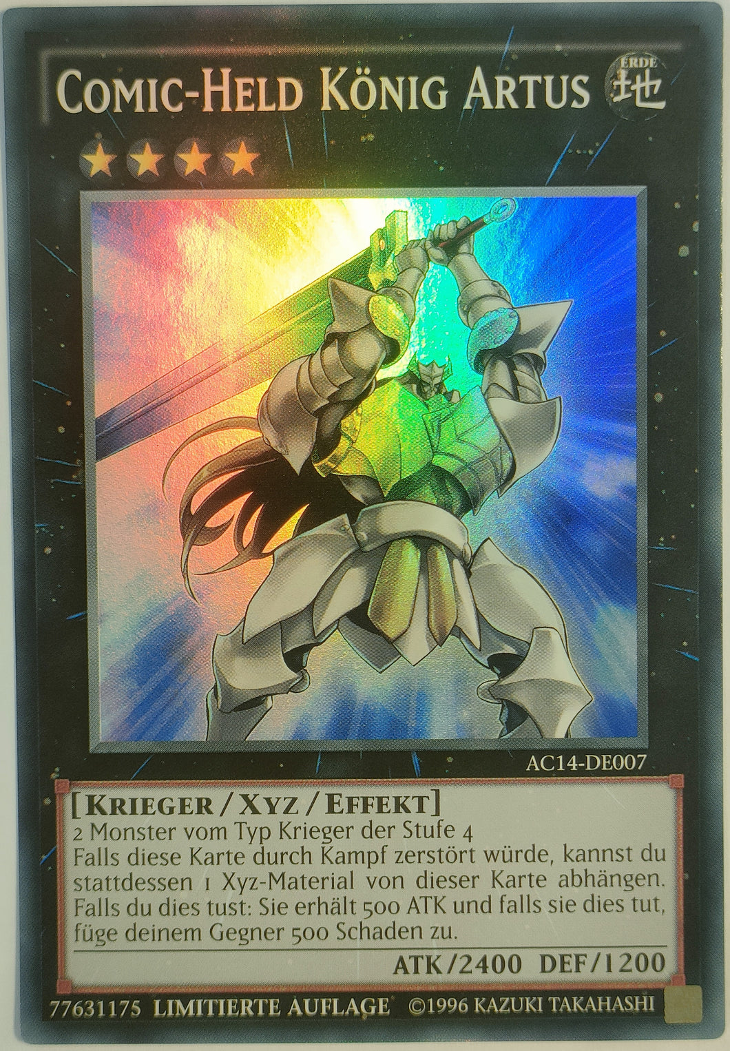 Comic-Held König Artus - Super Rare