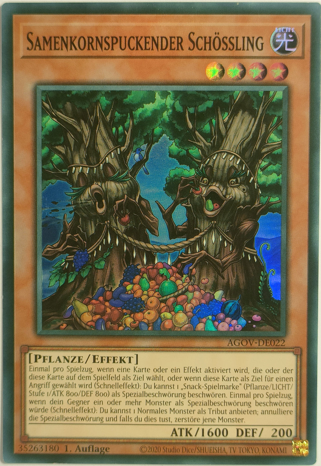 Samenkornspuckender Schössling - Super Rare