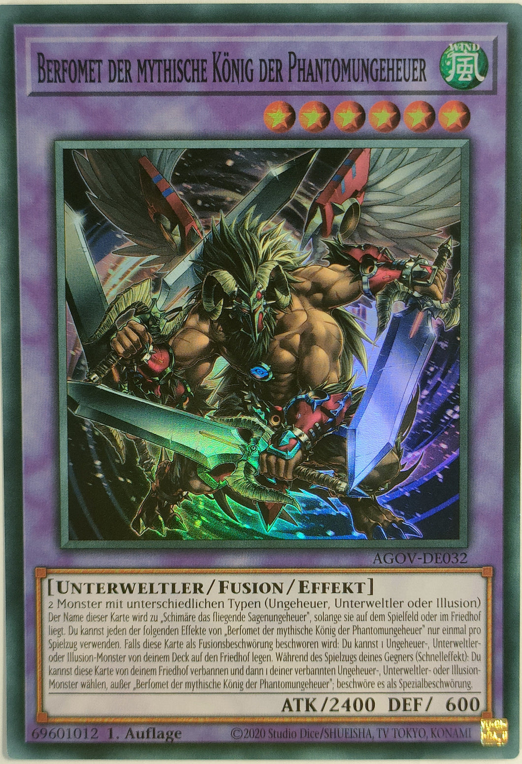 Berfomet der mythische König der Phantomungeheuer - Super Rare