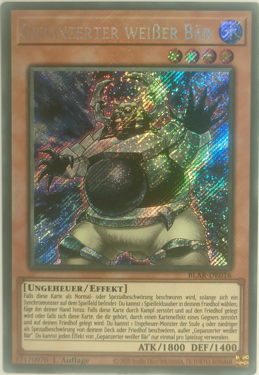 Gepanzerter weisser Bär - Secret Rare