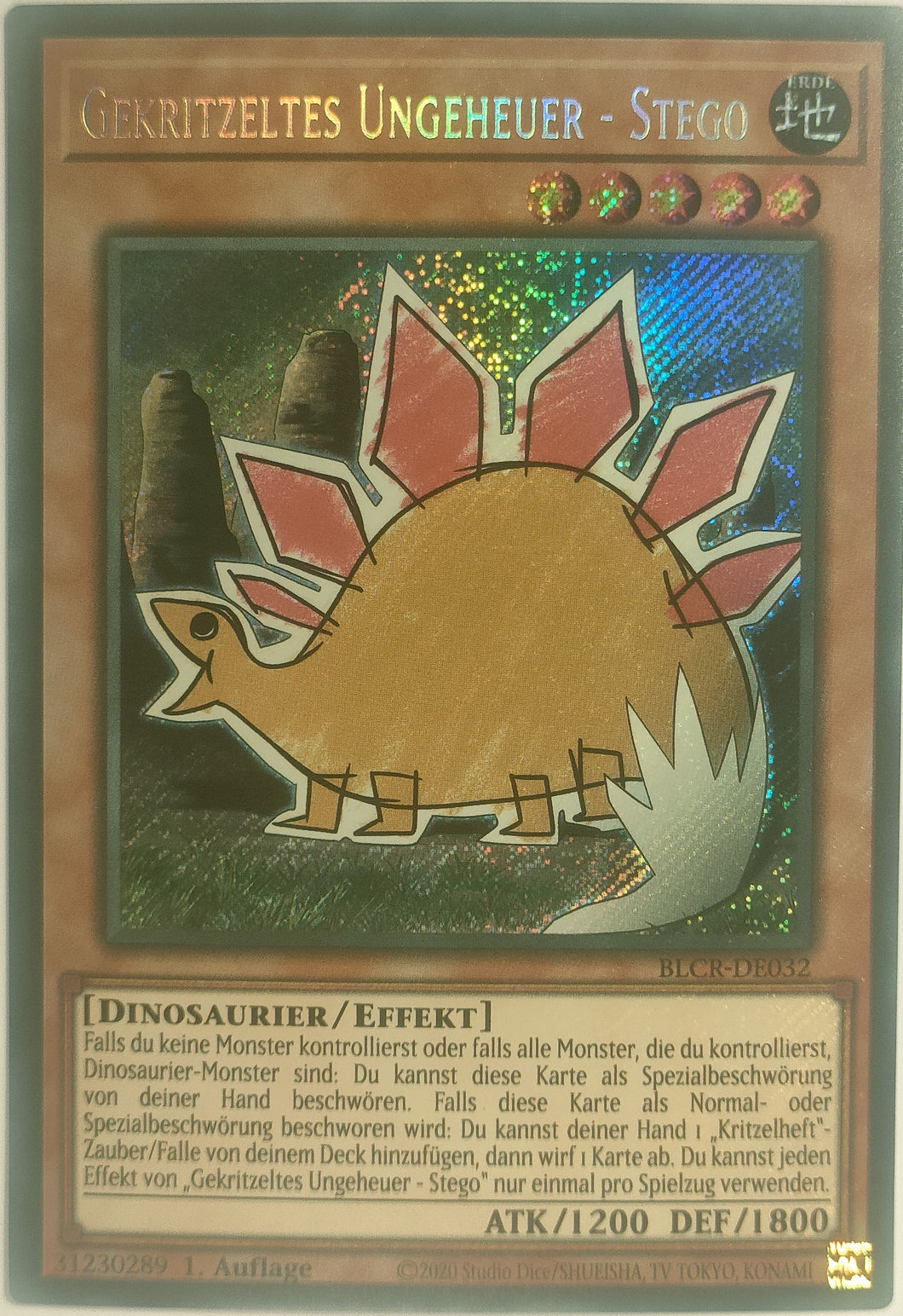 Gekritzeltes Ungeheuer - Stego - Secret Rare