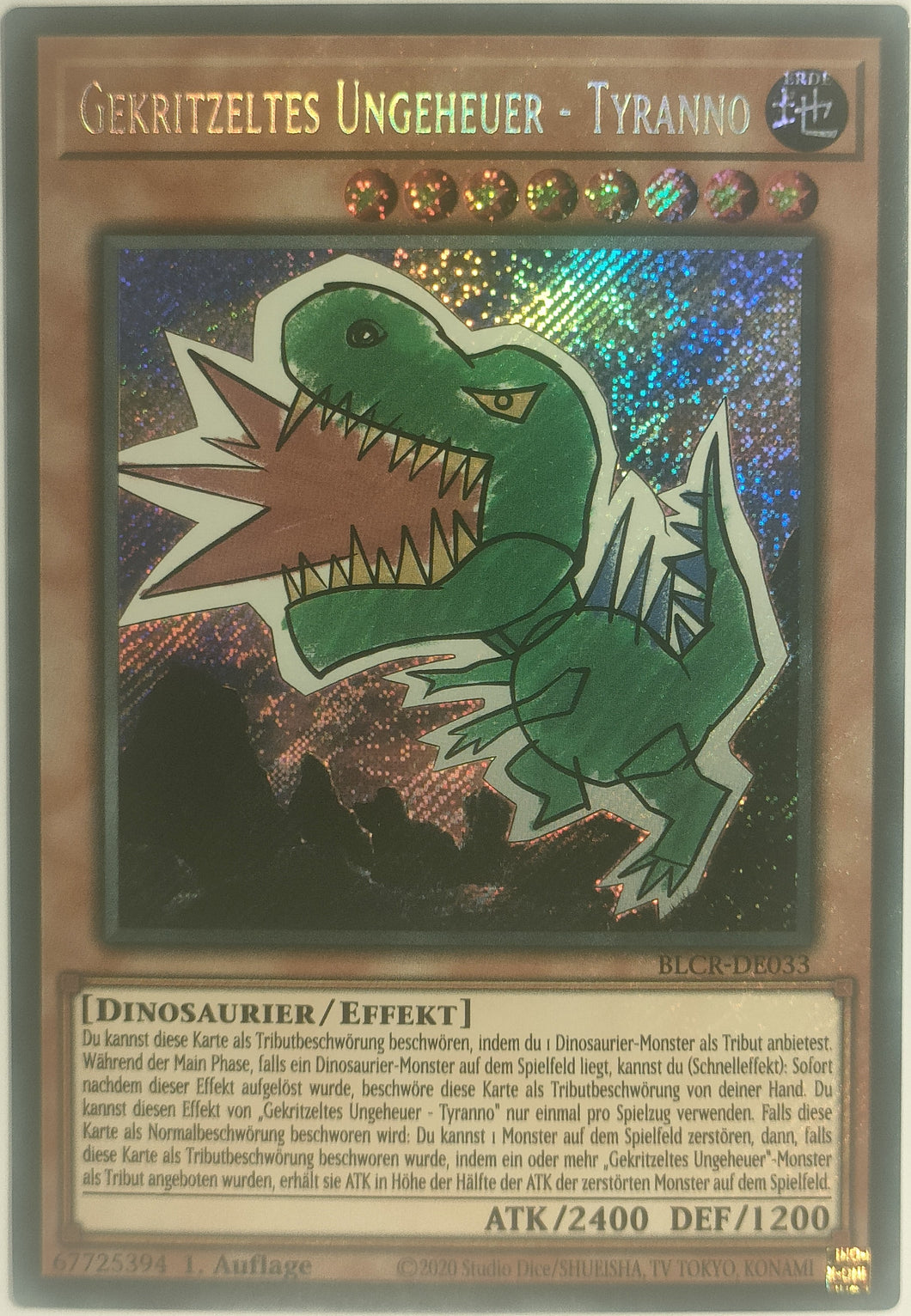 Gekritzeltes Ungeheuer - Tyranno - Secret Rare
