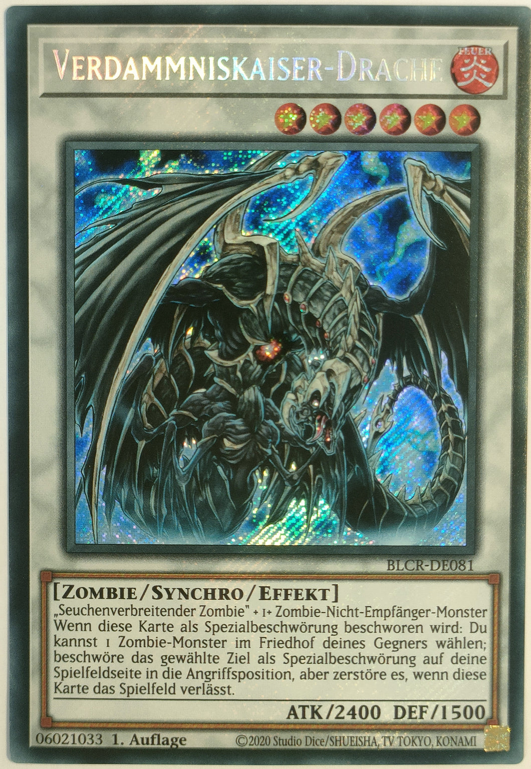 Verdammniskaiser-Drache - Secret Rare