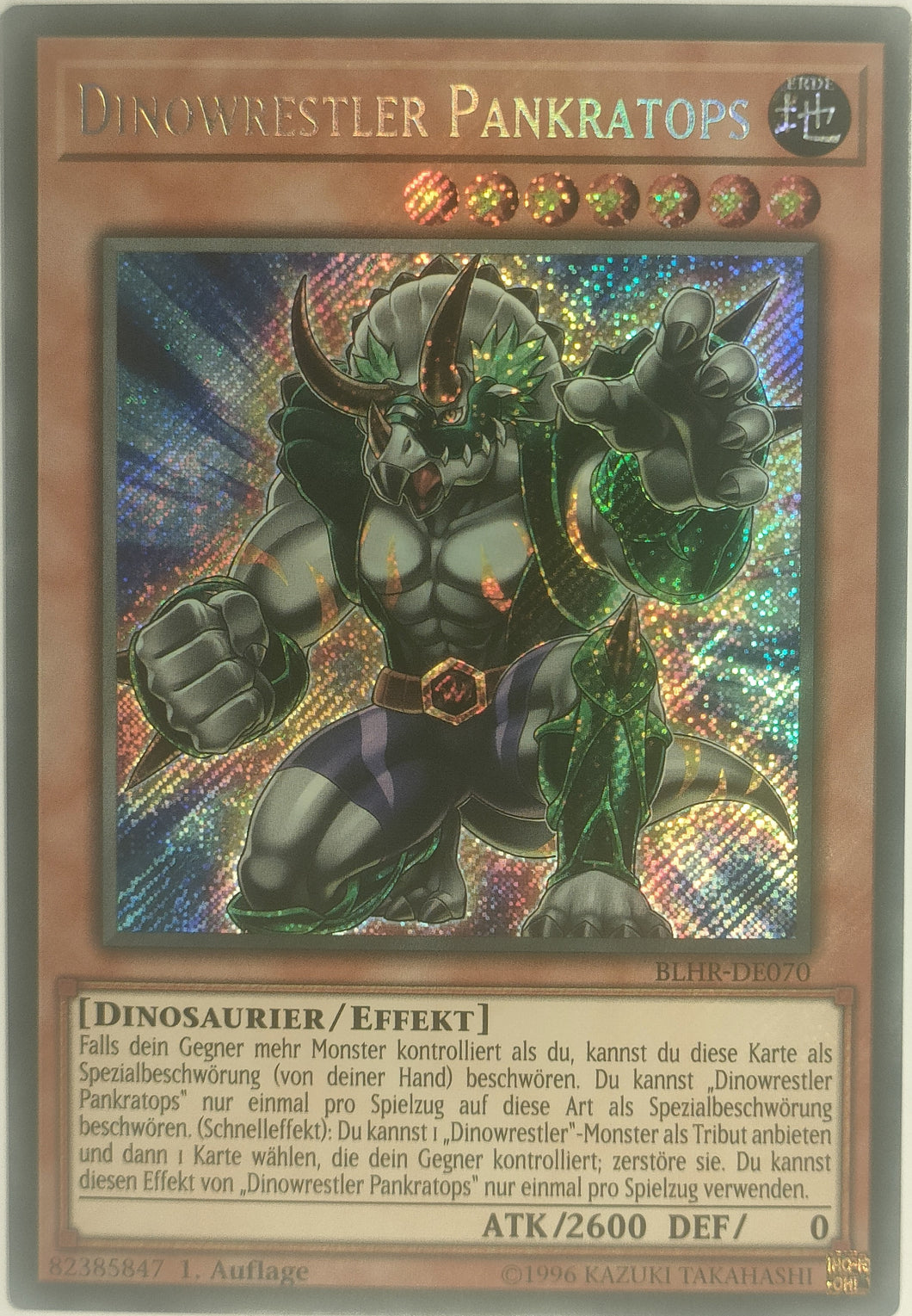 Dinowrestler Pankraptos - Secret Rare