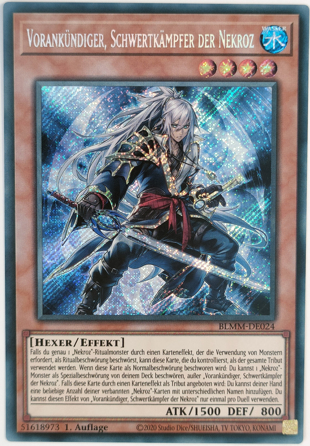 Vorankündiger, Schwertkämpfer der Nekroz - Secret Rare