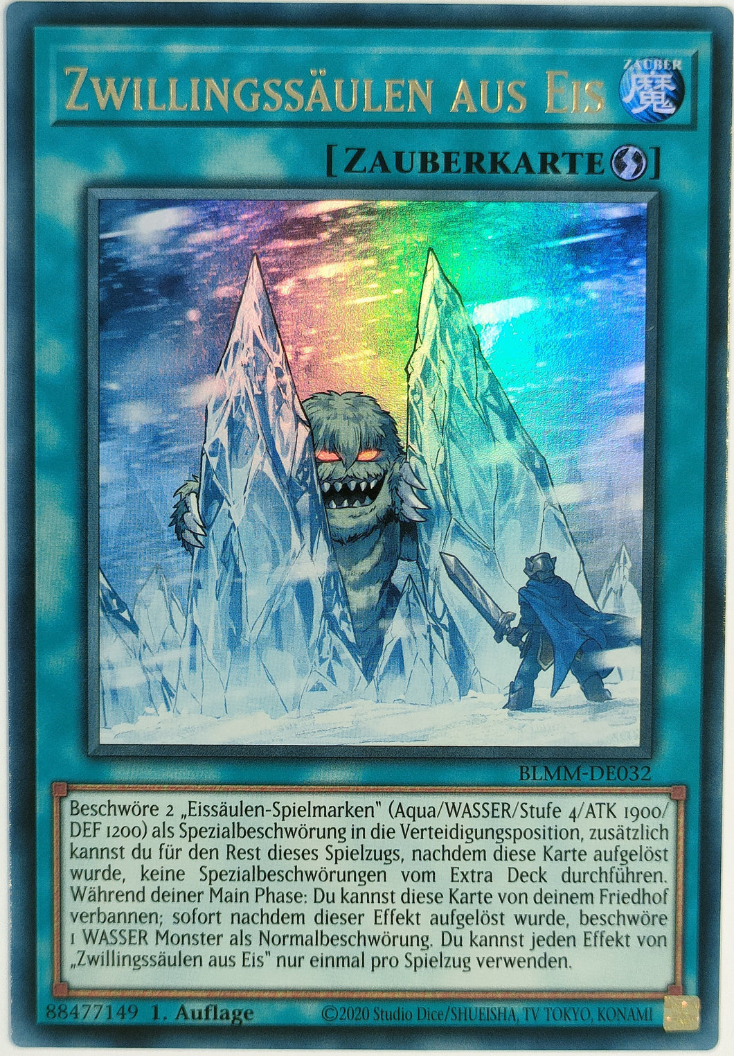 Zwillingssäulen aus Eis - Ultra Rare