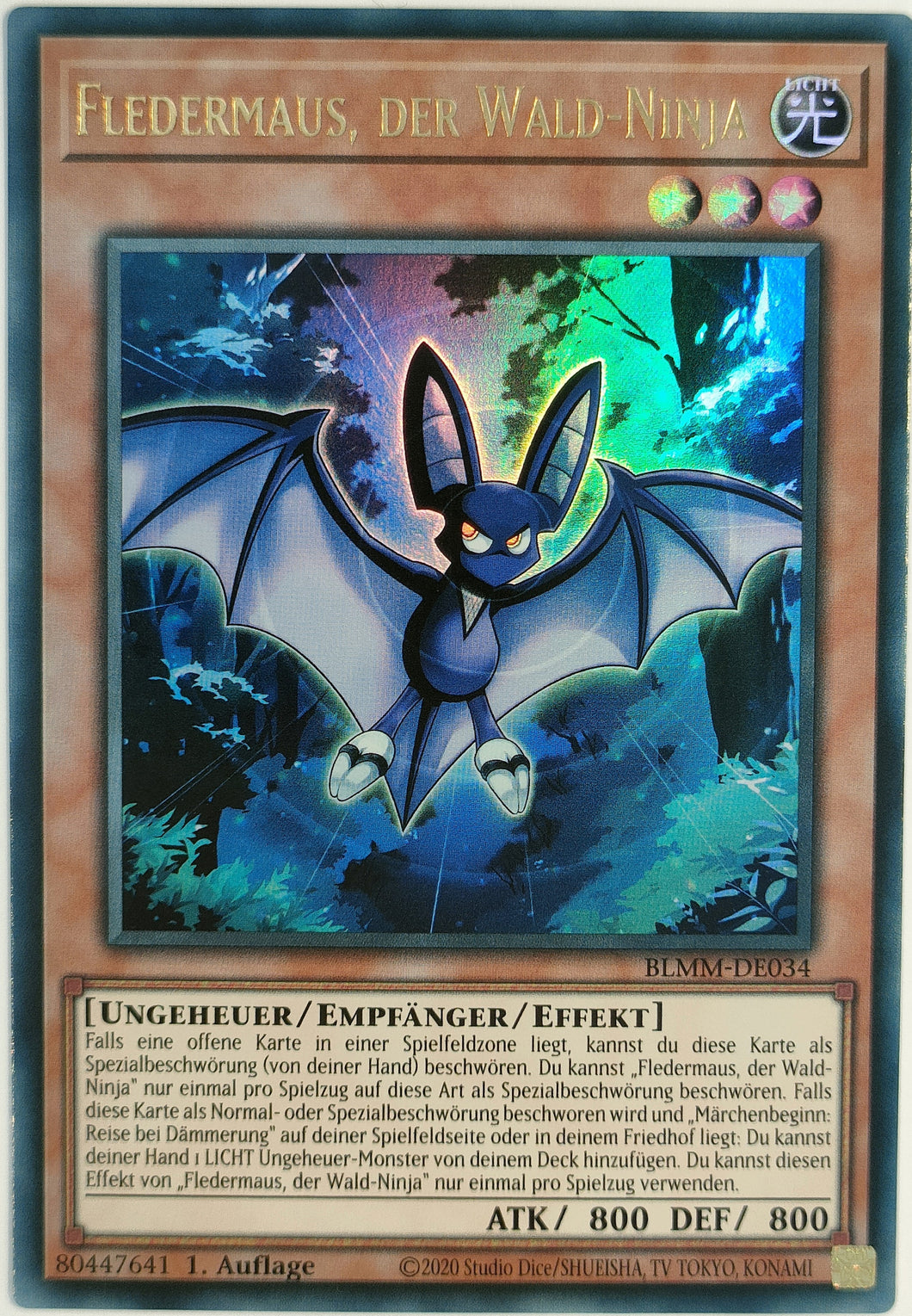 Fledermaus, der Wald-Ninja - Ultra Rare