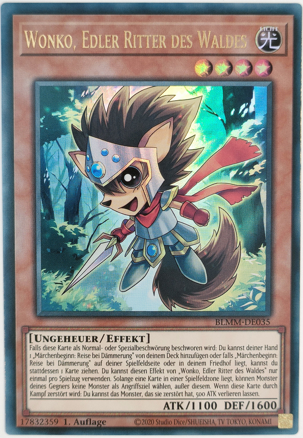Wonko, edler Ritter des Waldes - Ultra Rare