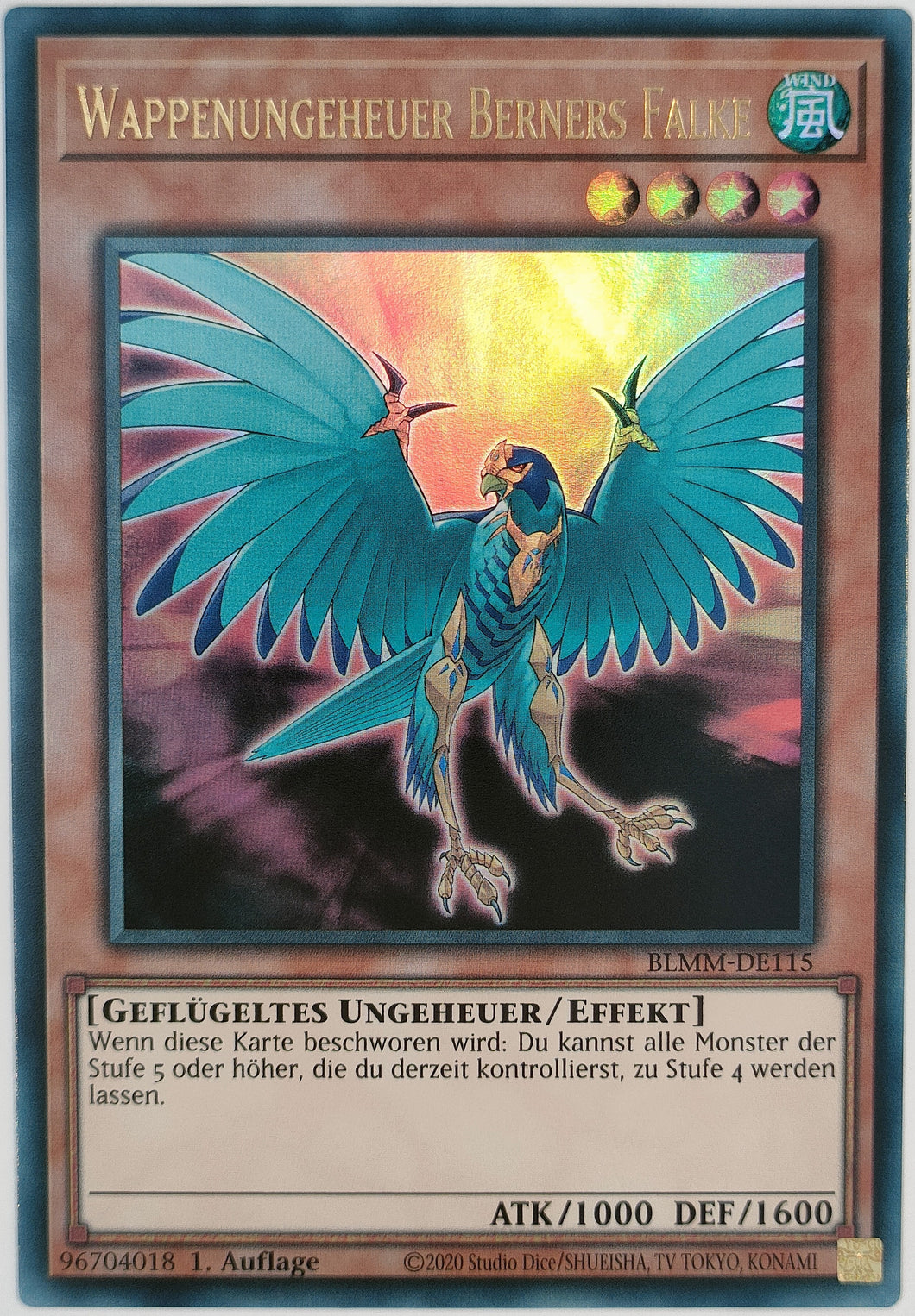 Wappenungeheuer Berners Falke - Ultra Rare