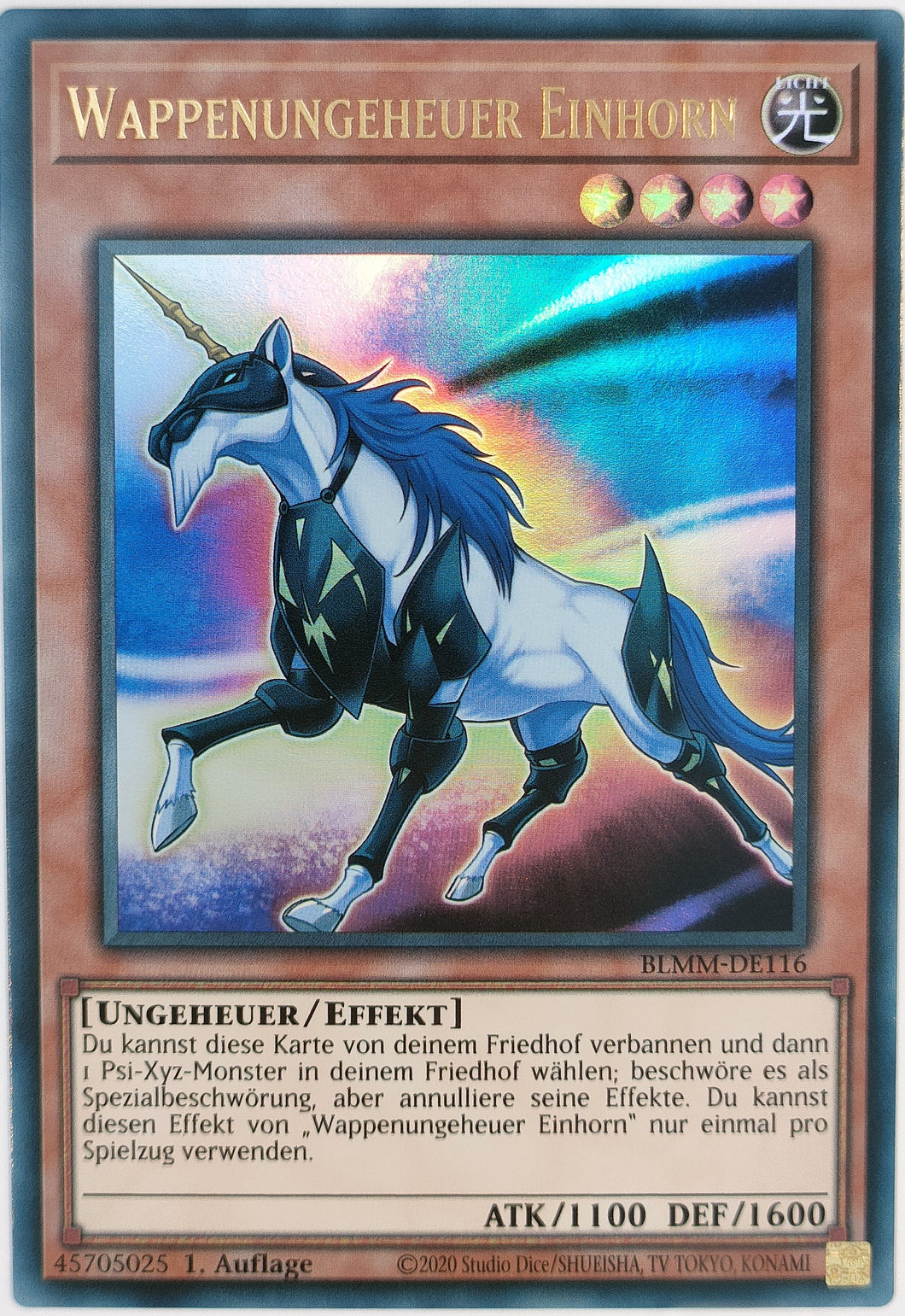 Wappenungeheuer Einhorn - Ultra Rare