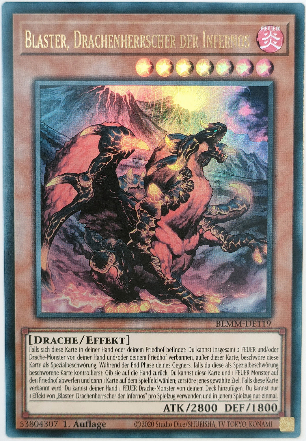 Blaster, Drachenherrscher der Infernos - Ultra Rare