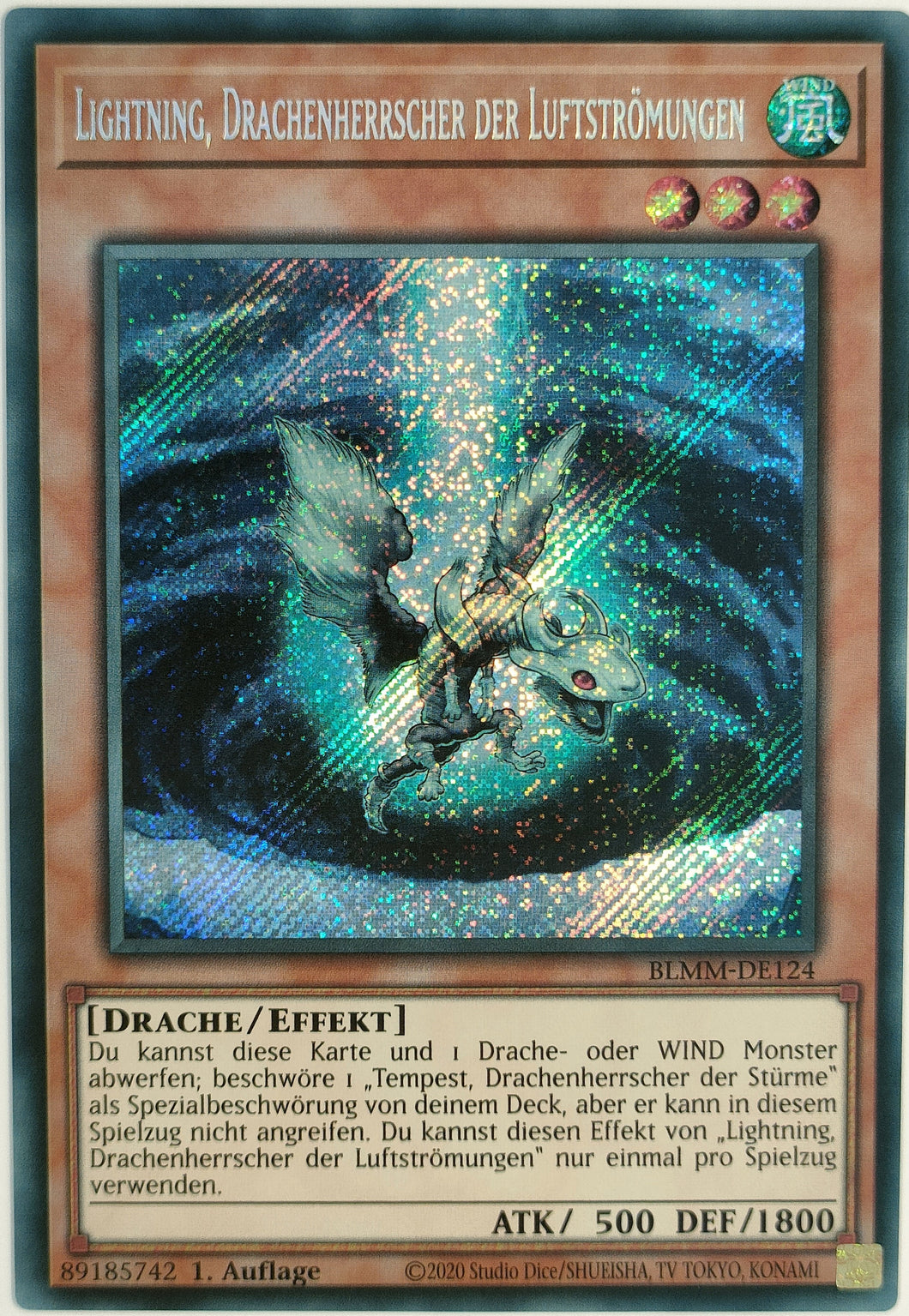 Lightning, Drachenherrscher der Luftströmungen - Secret Rare