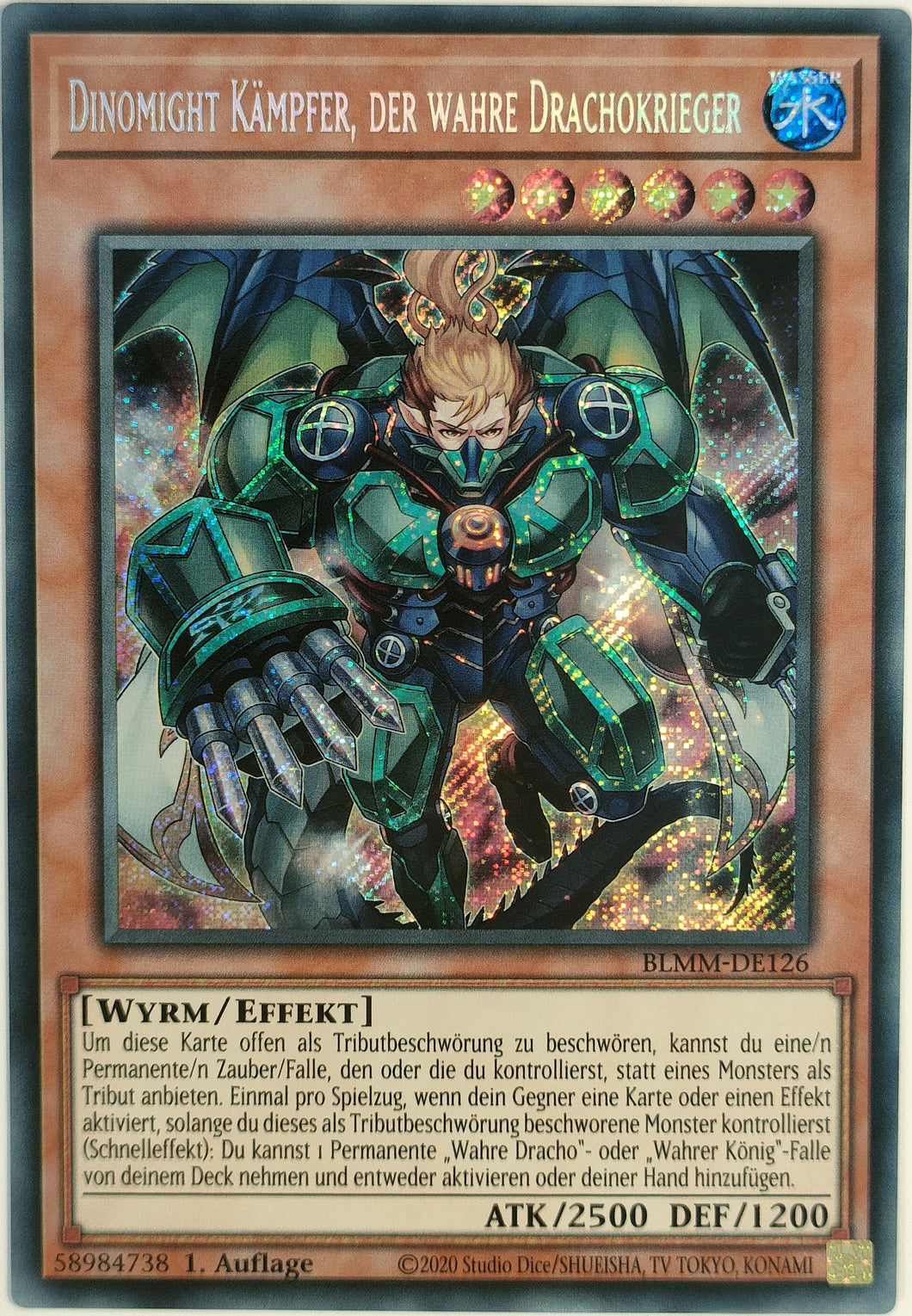 Dinomight Kämpfer, der wahre Drachokrieger - Secret Rare