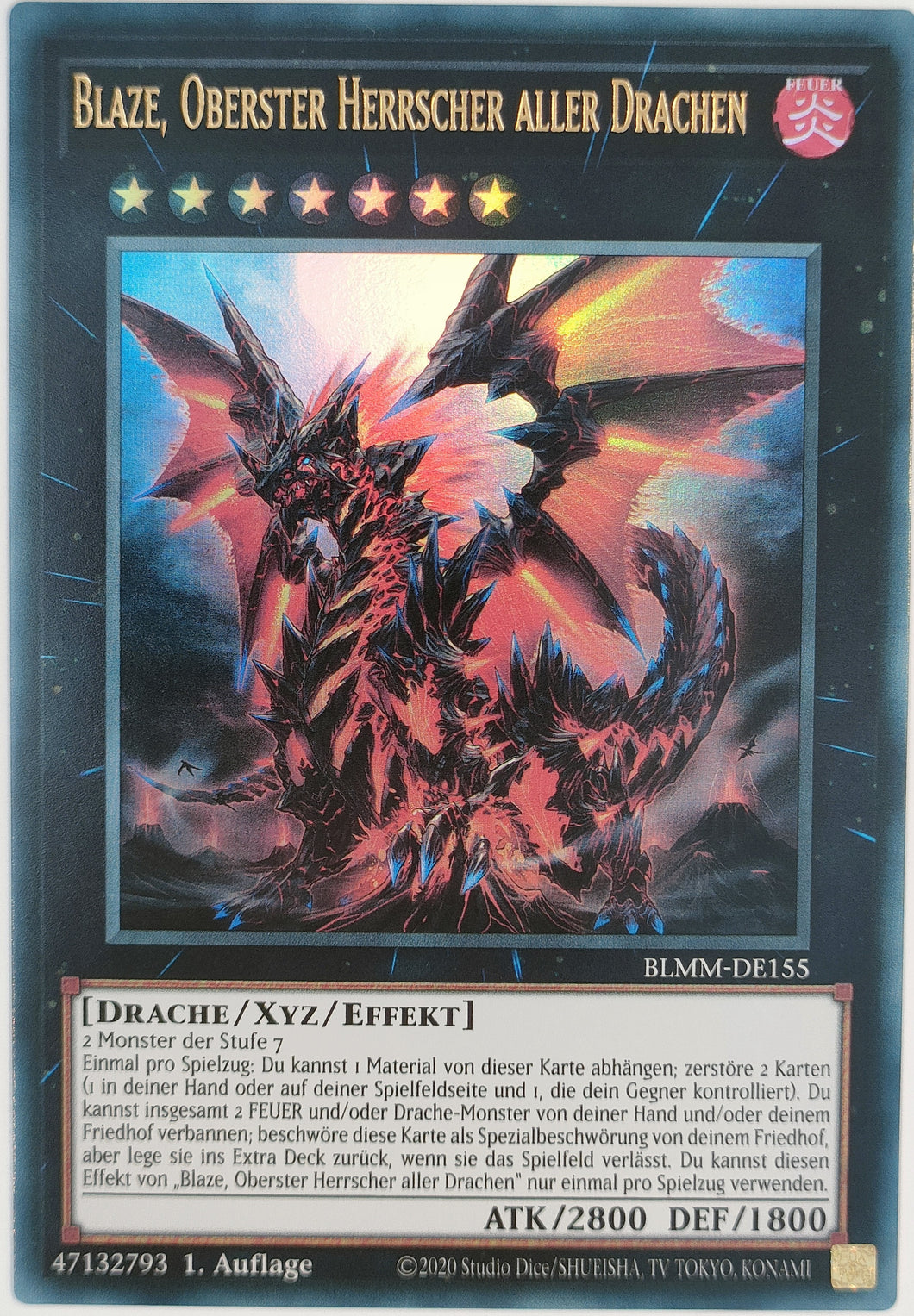Blaze, Oberster Herrscher aller Drachen - Ultra Rare
