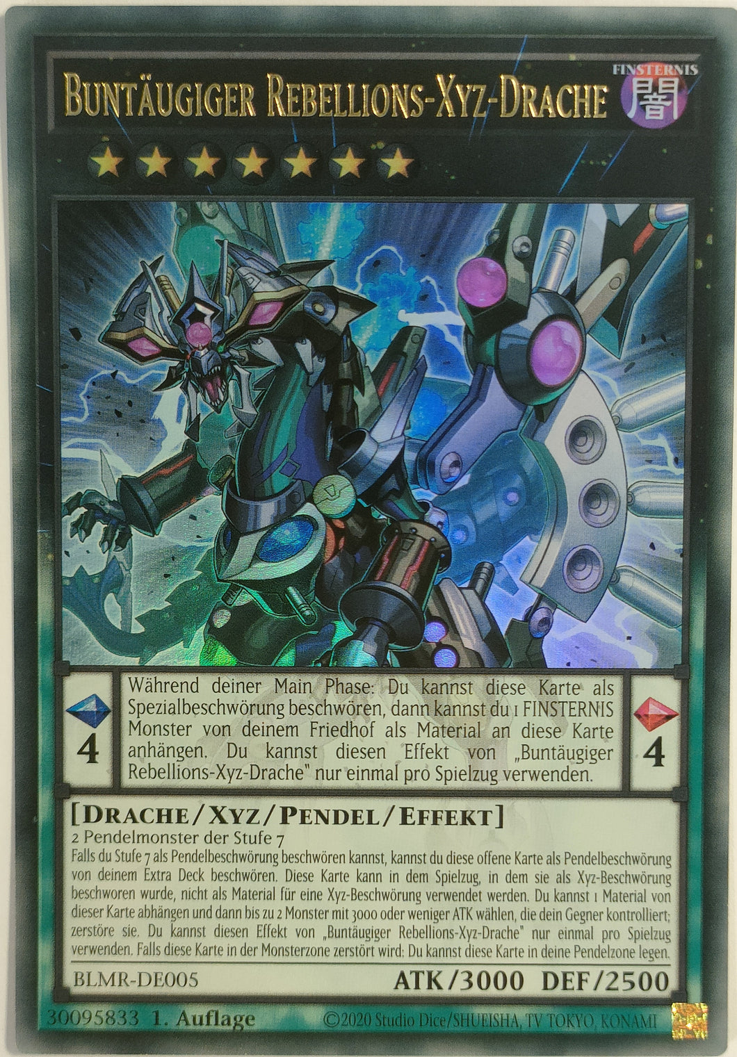 Buntäugiger Rebellions-XYZ-Drache - Ultra Rare