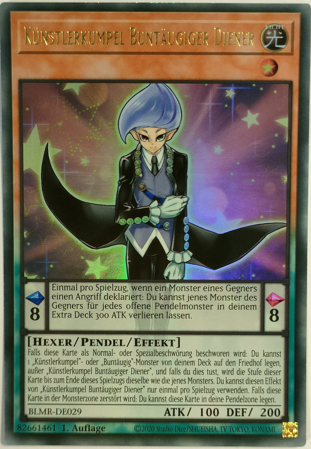 Künstlerkumpel buntäugiger Diener - Ultra Rare