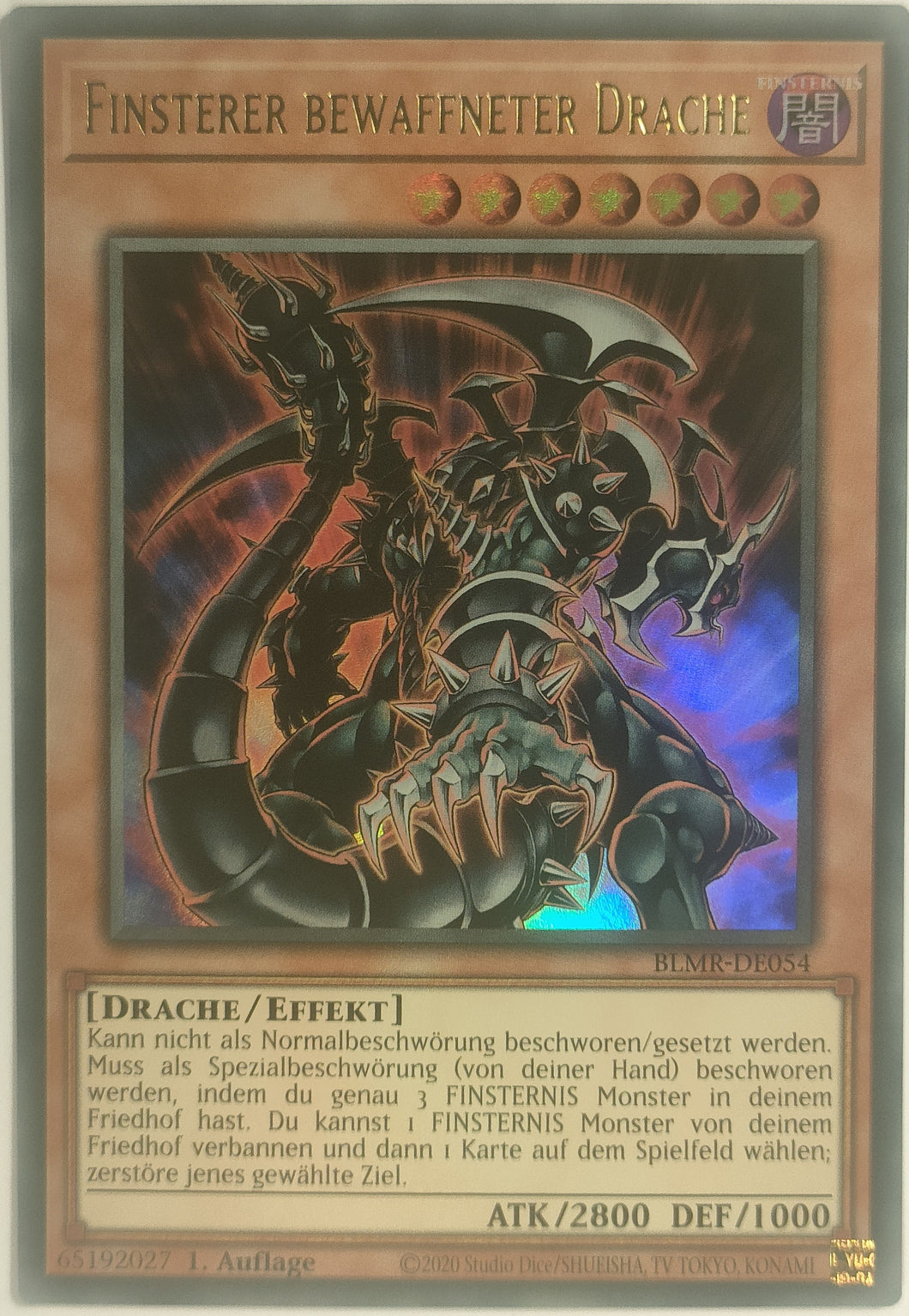 Finsterer bewaffneter Drache - Ultra Rare
