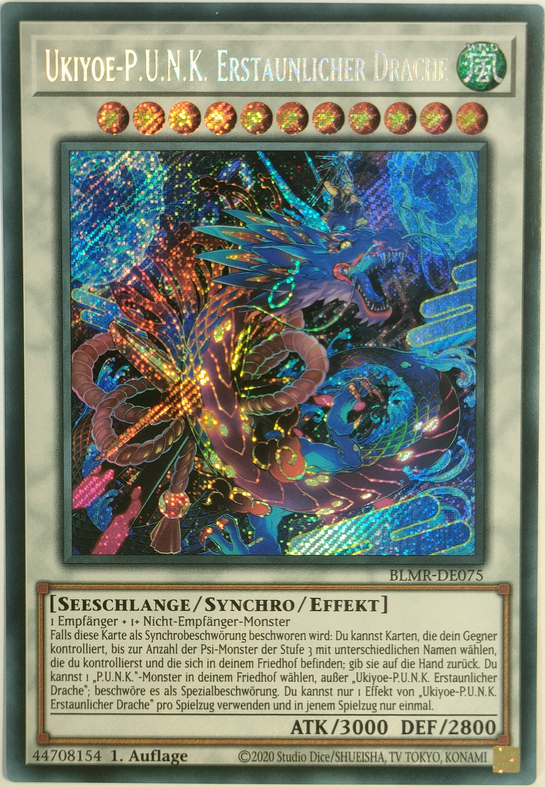 Ukiyoe-P.U.N.K. erstaunlicher Drache - Secret Rare
