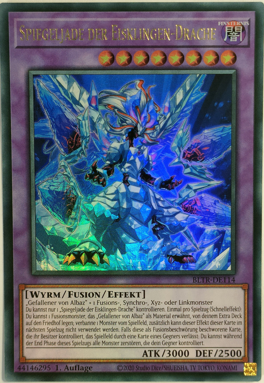 Spiegeljade der Eisklingen-Drache - Ultra Rare