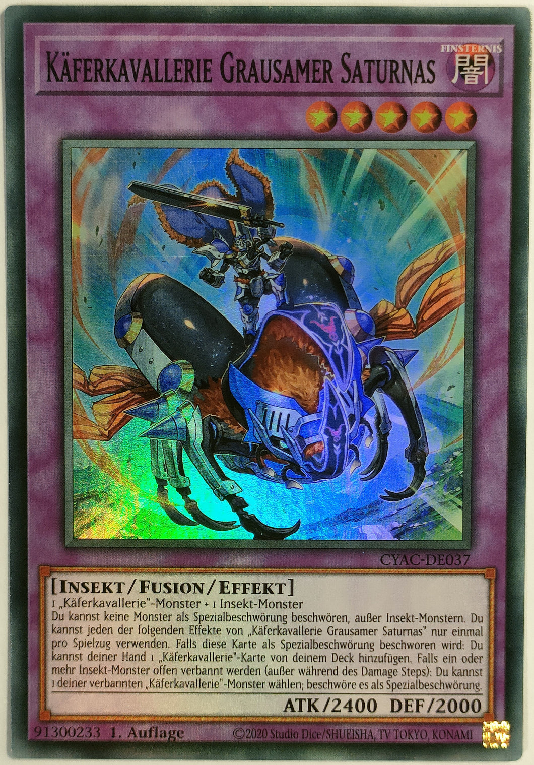 Käferkavallerie grausamer Saturnas - Super Rare