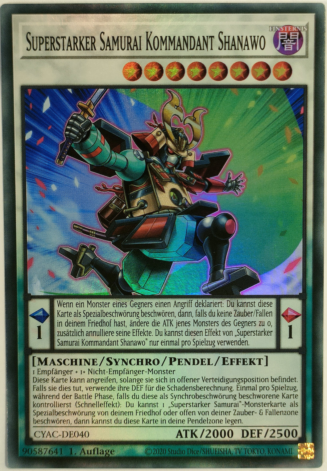 Superstarker Samurai Kommandant Shanawo - Super Rare