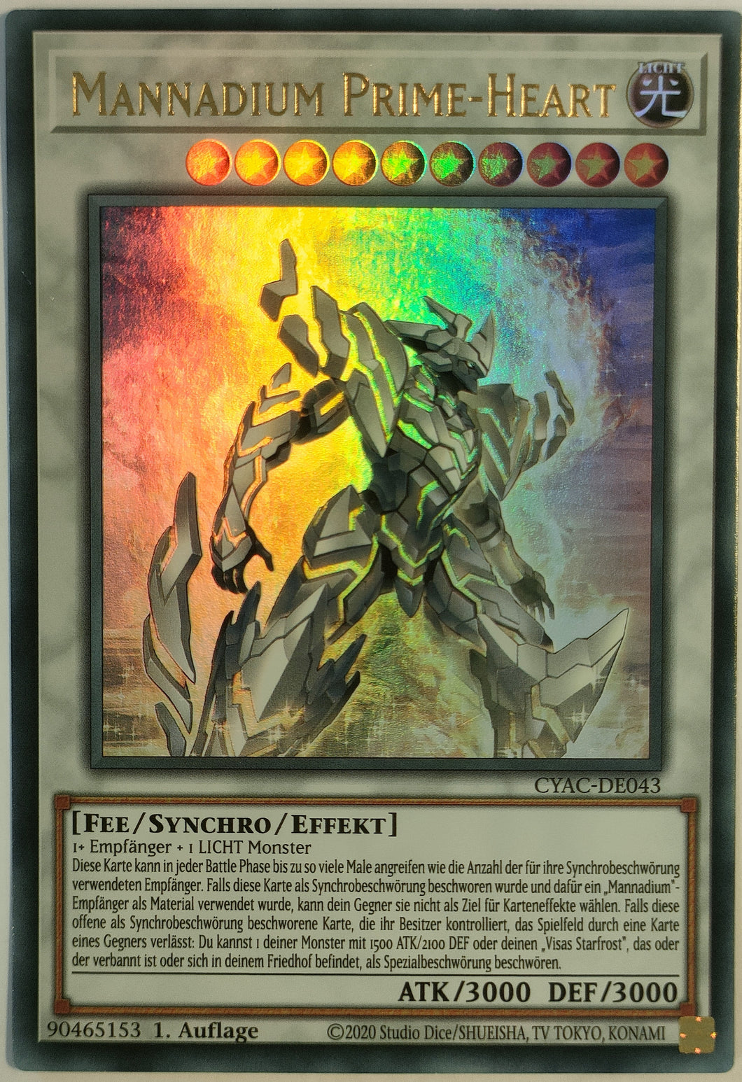 Mannadium Prime-Heart - Ultra Rare