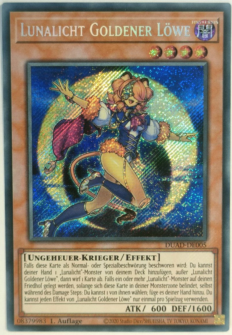 Lunalicht goldener Löwe - Secret Rare
