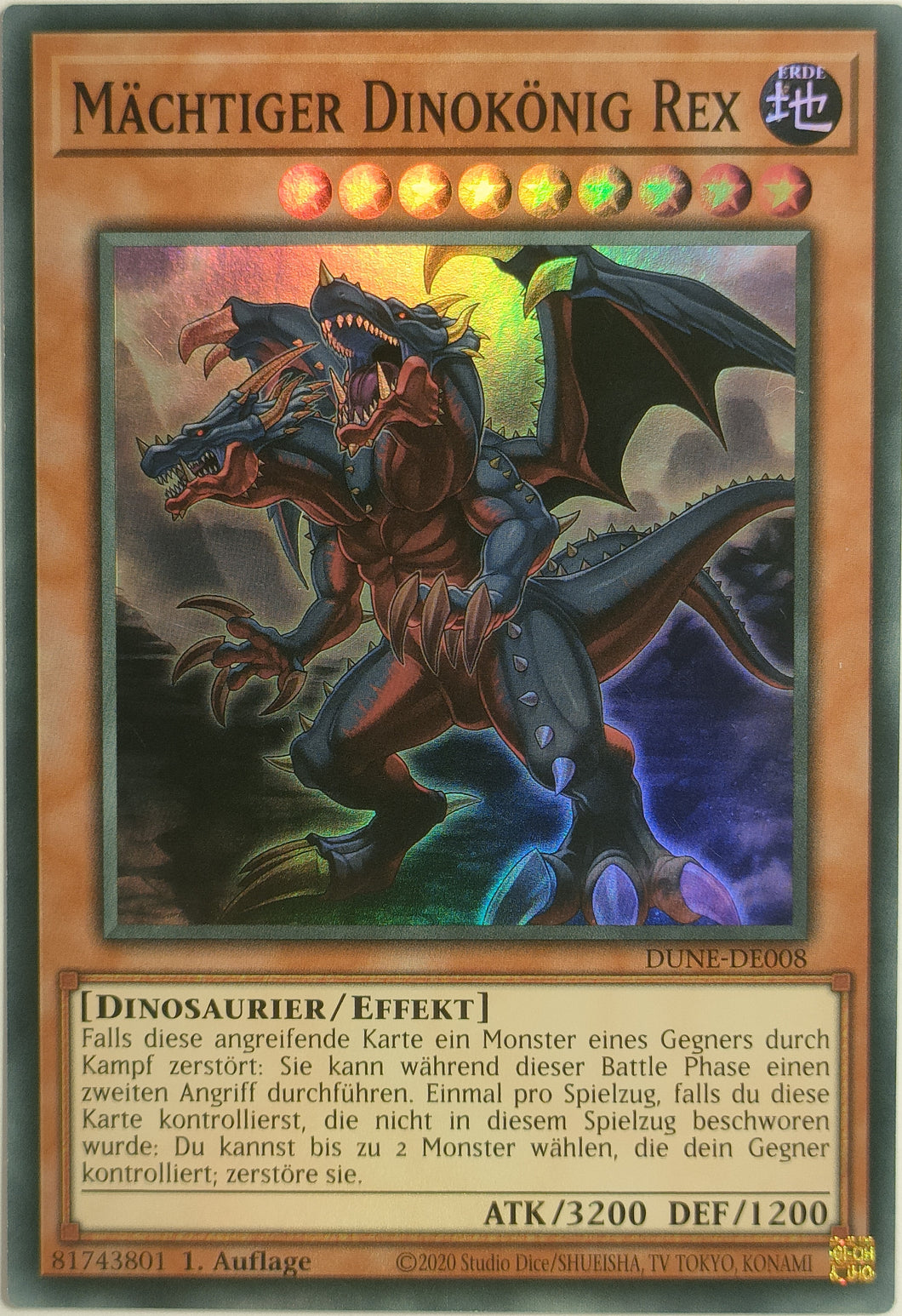 Mächtiger Dinokönig Rex - Super Rare