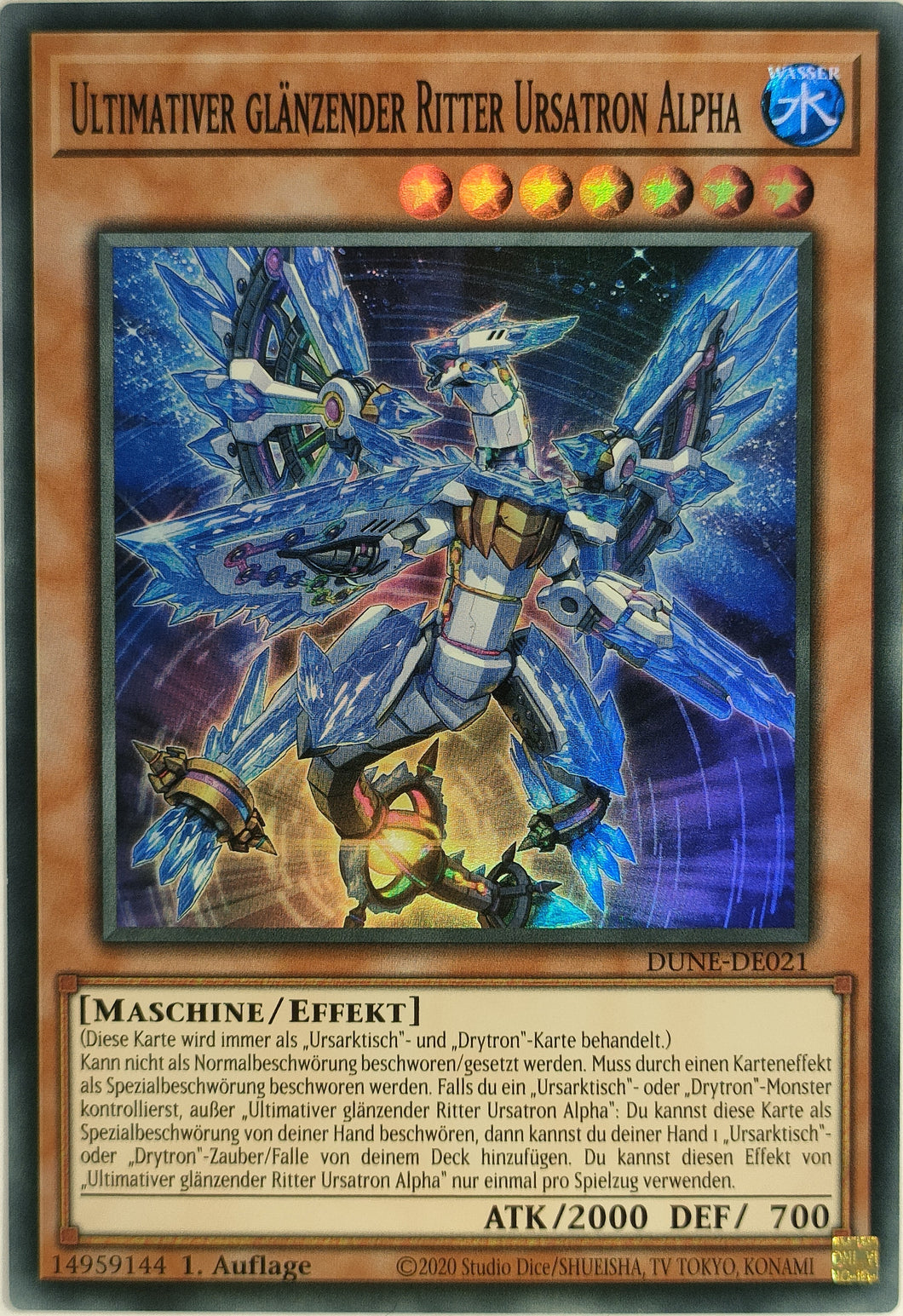 Ultimativer glänzender Ritter Ursatron Alpha - Super Rare