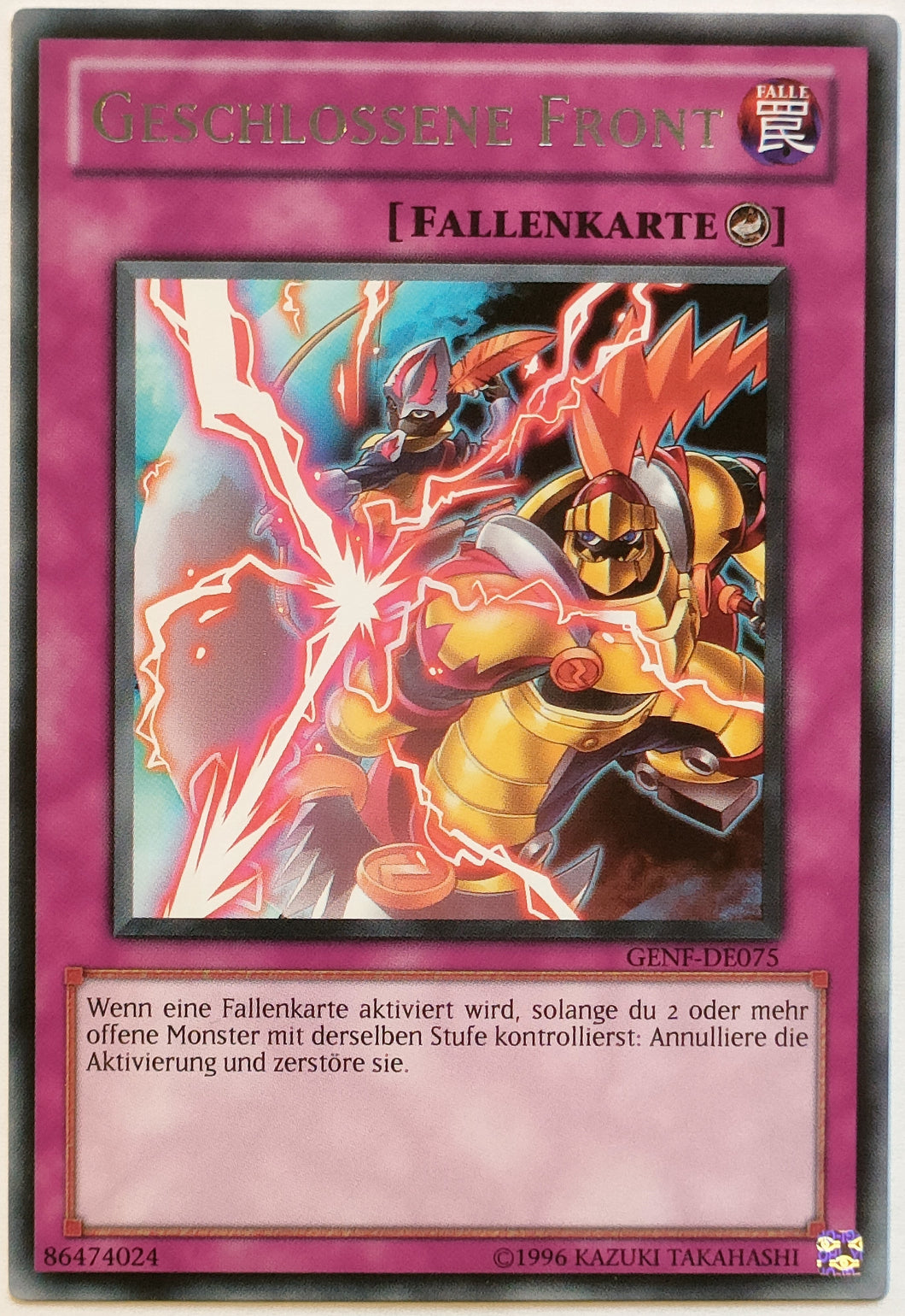 Geschlossene Front - Rare