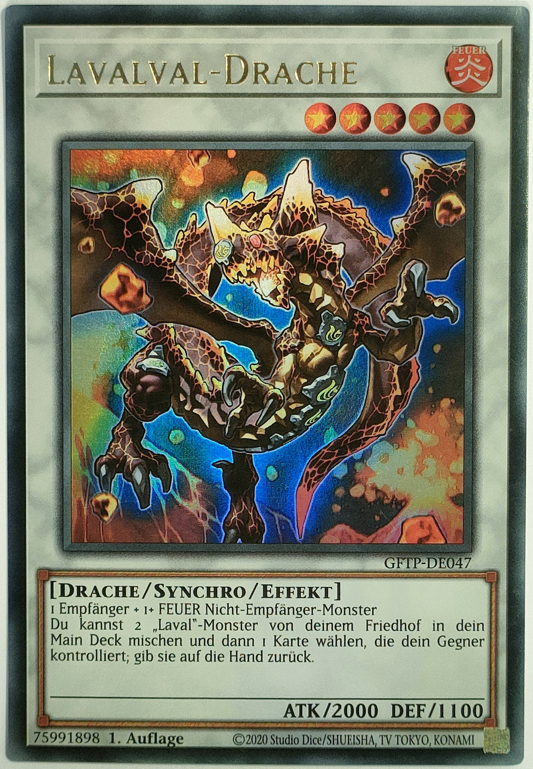 Lavalval-Drache - Ultra Rare