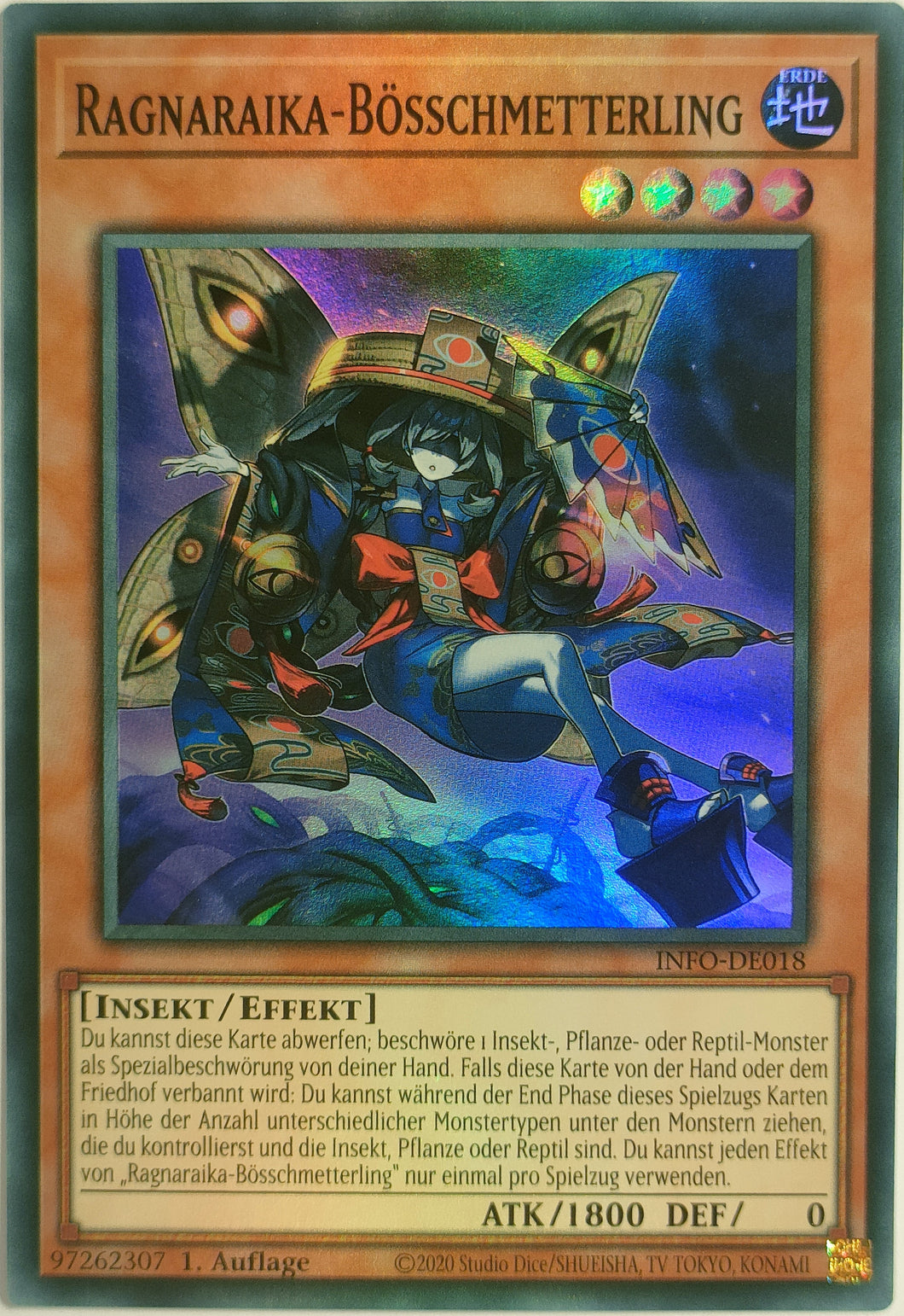 Ragnaraika-Bösschmetterling - Super Rare