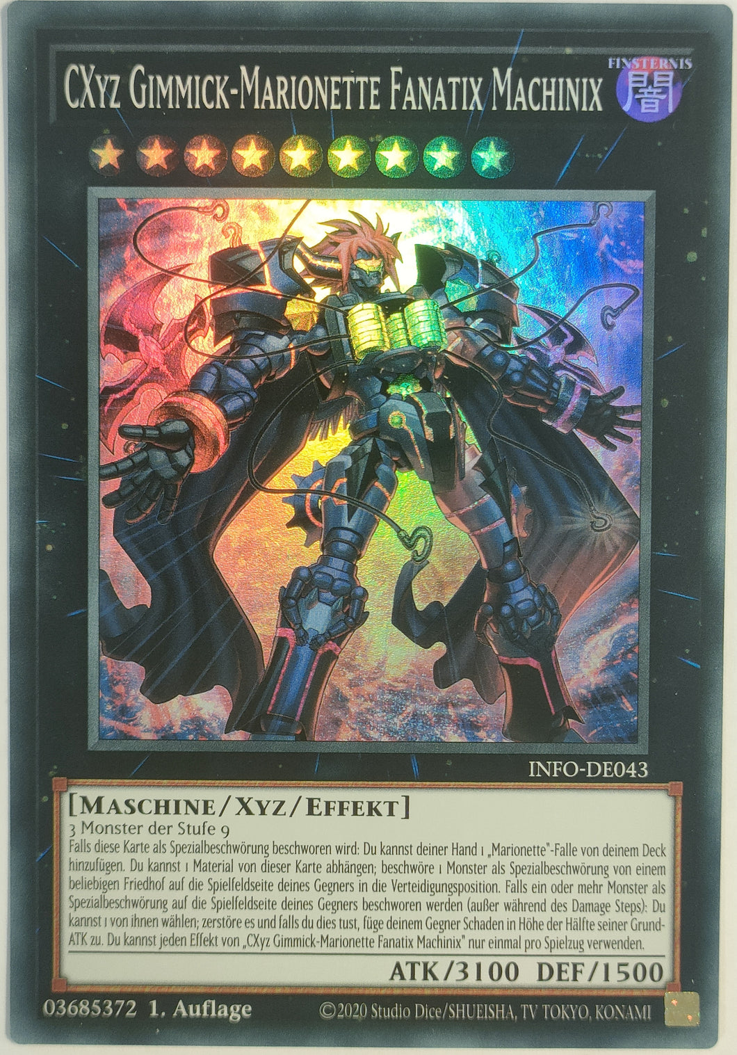 CXyz Gimmick-Marionette Fanatix Machinix - Super Rare