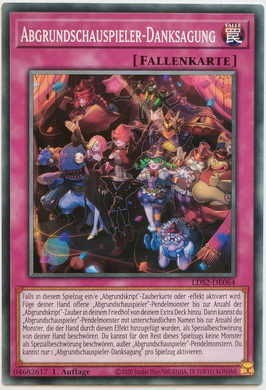 Abgrundschauspieler-Danksagung - Common
