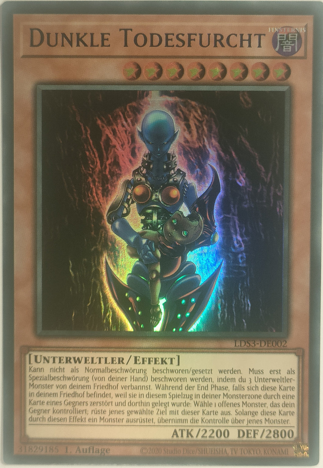 Dunkle Todesfurcht - Ultra Rare (Blau)