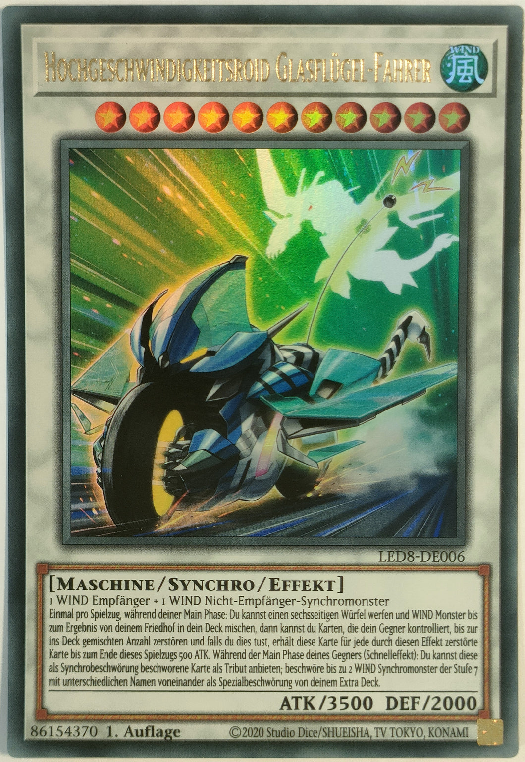 Hochgeschwindigkeitsroid Glasflügel-Fahrer - Ultra Rare