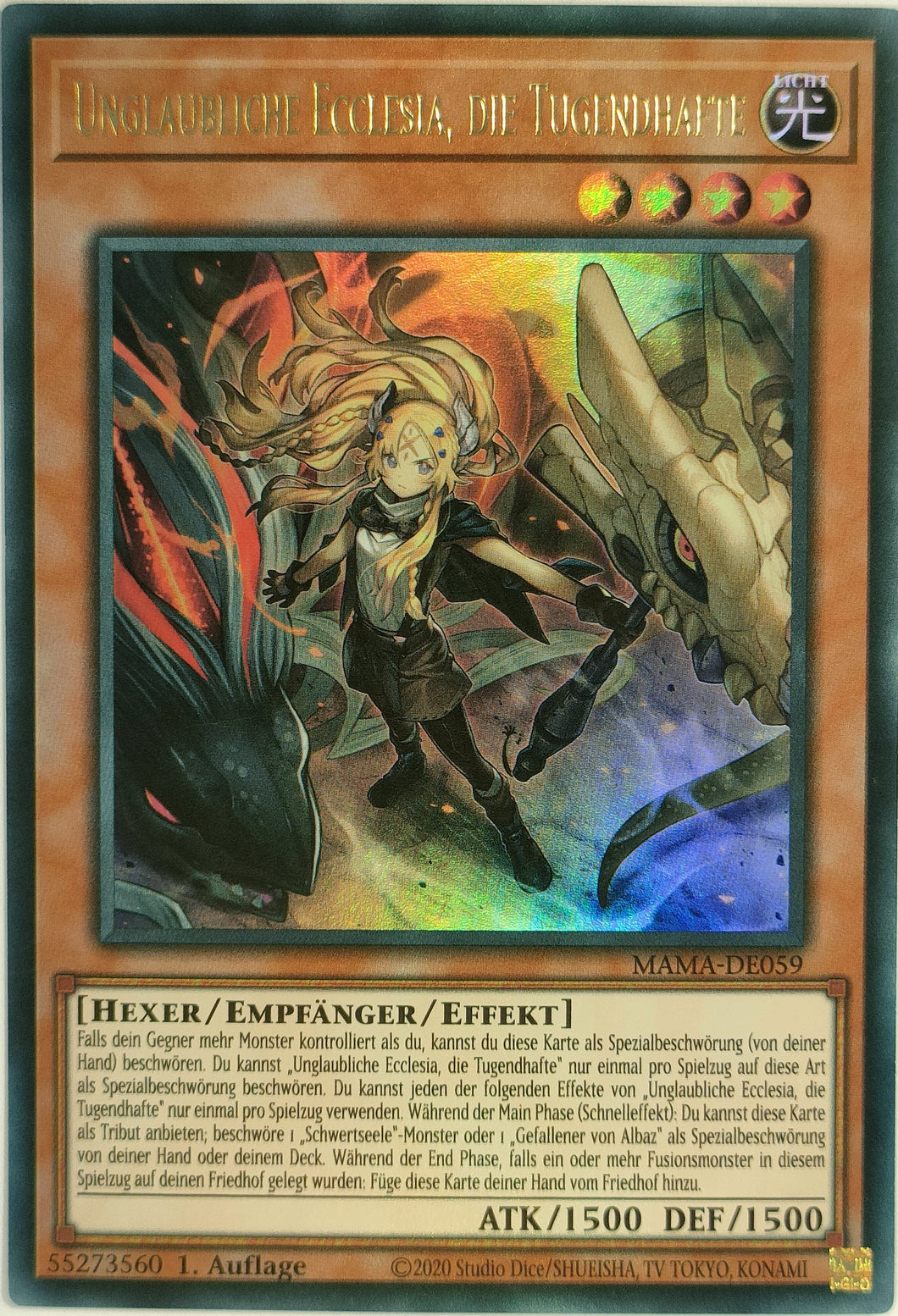 Unglaubliche Ecclesia, die Tugendhafte - Ultra Rare