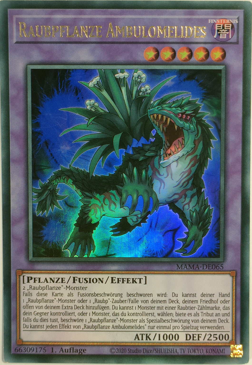 Raubpflanze Ambulomelides - Ultra Rare