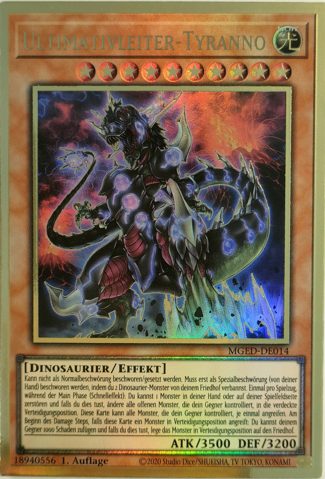 Ultimativleiter-Tyranno - Premium Gold Rare