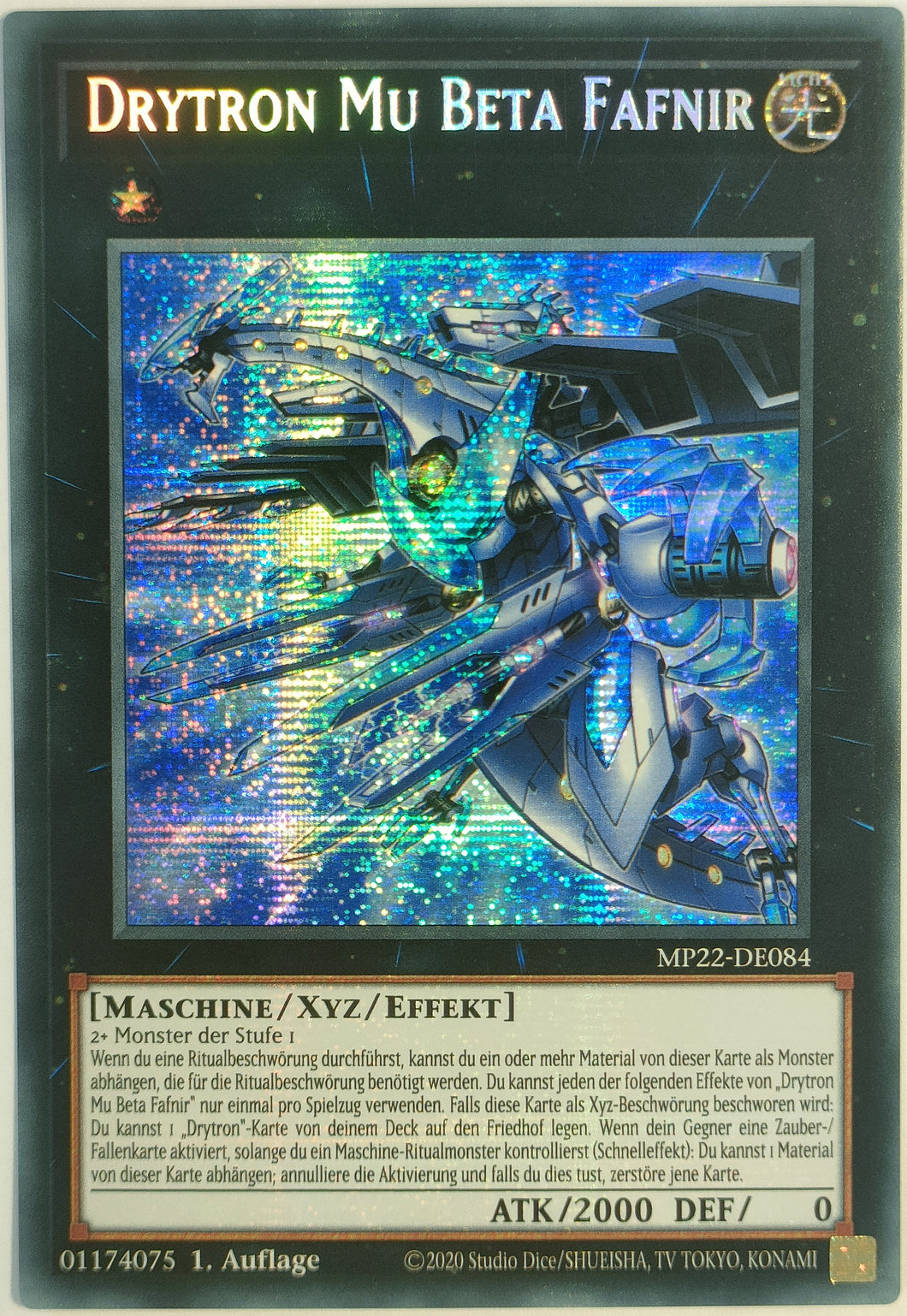 Drytron Mu Beta Fafnir - Secret Rare