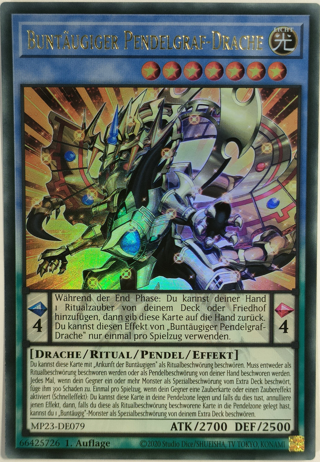 Buntäugiger Pendelgraf-Drache - Ultra Rare