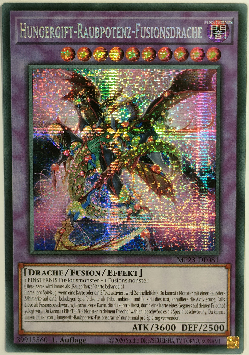 Hungergift-Raubpotenz-Fusionsdrache - Secret Rare