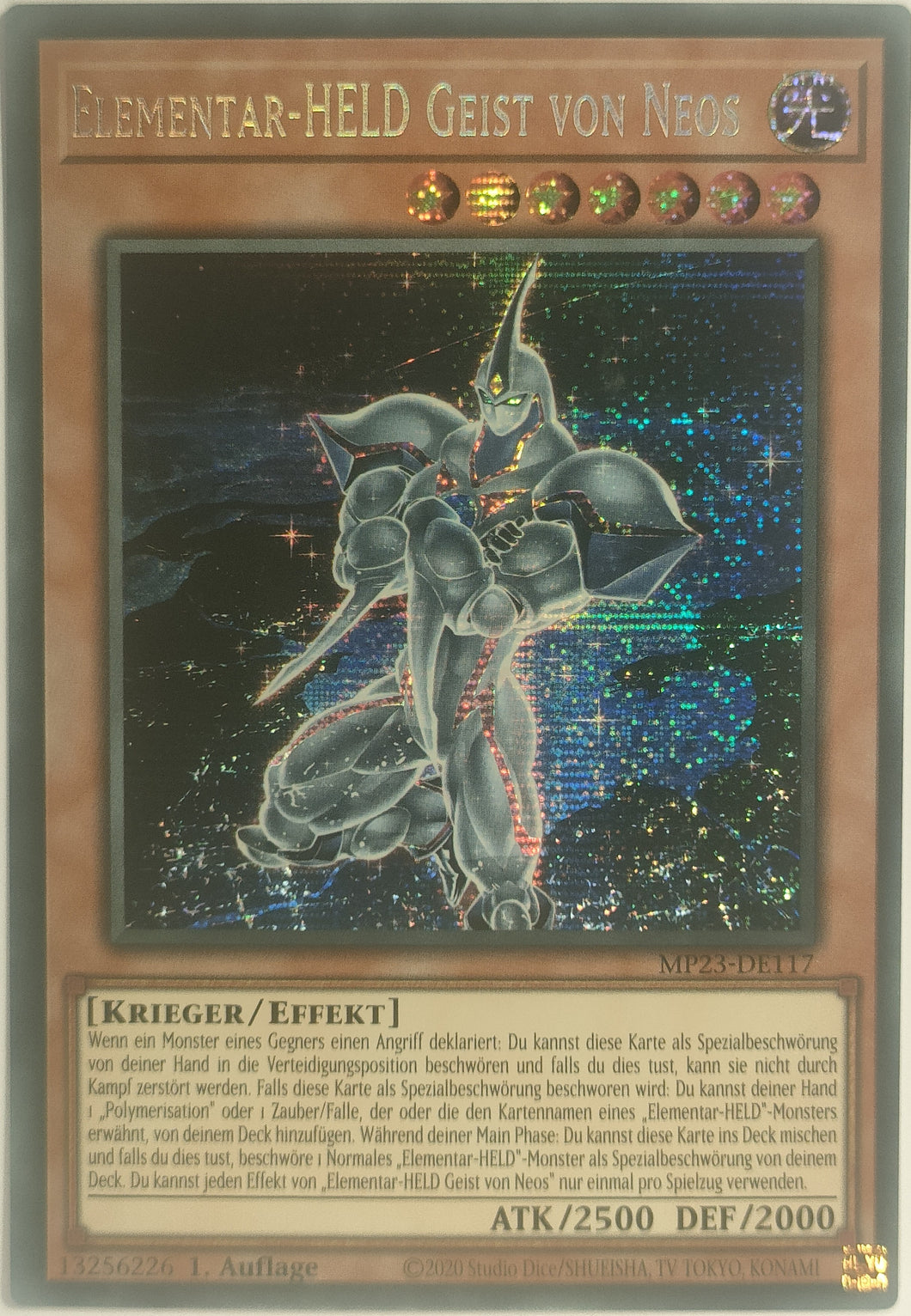 Elementar-Held Geist von Neos - Secret Rare
