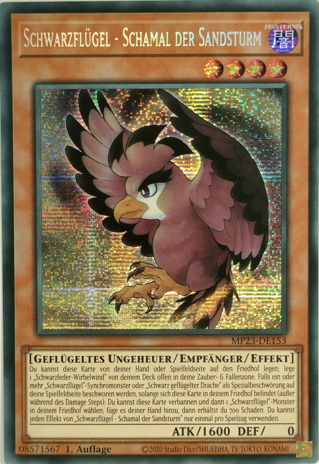 Schwarzflügel - Schamal der Sandsturm - Secret Rare