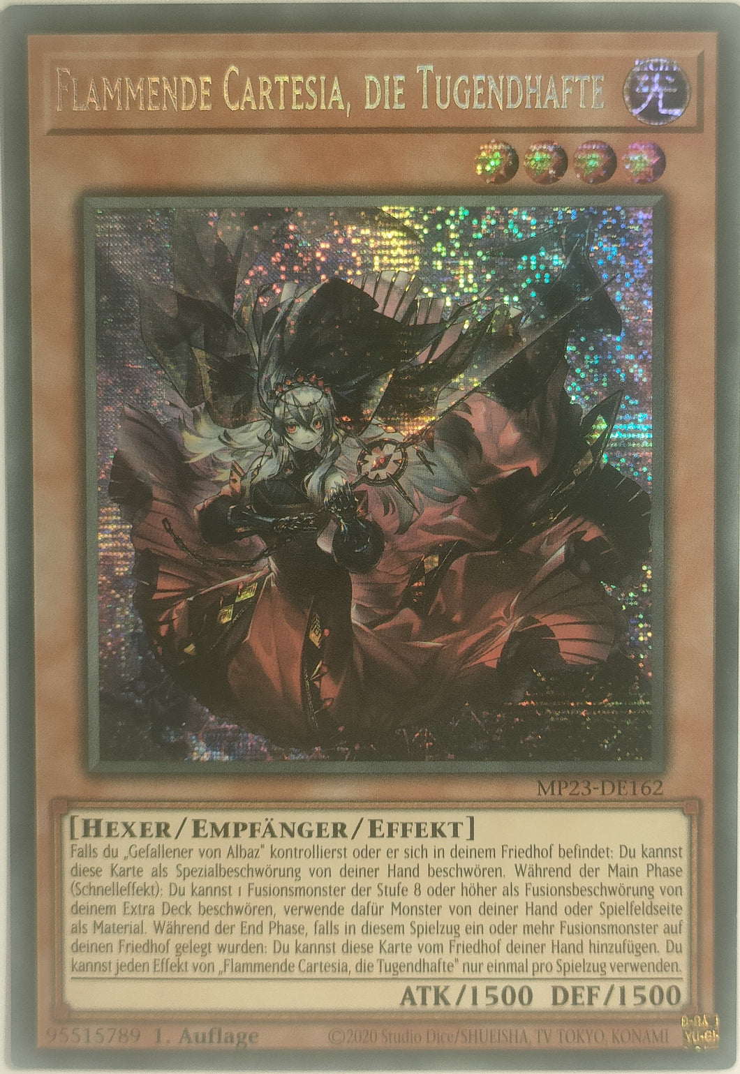 Flammende Cartesia, die Tugendhafte - Secret Rare