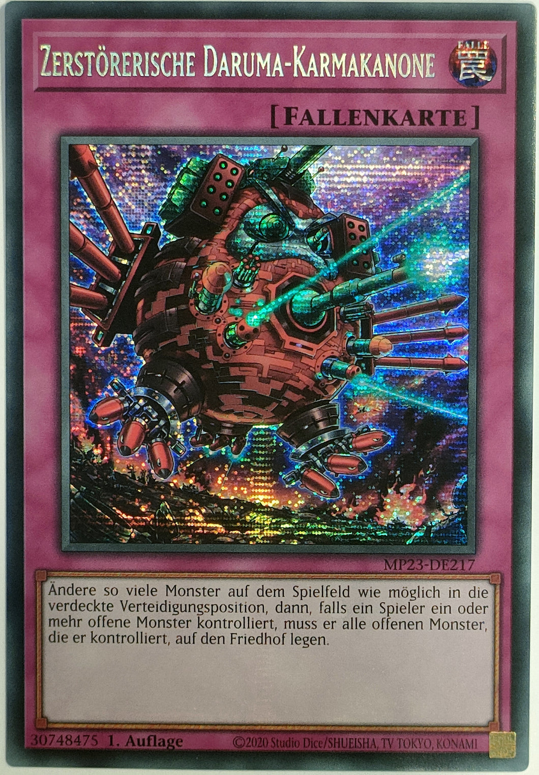 Zerstörerische Daruma-Karmakanone - Secret Rare