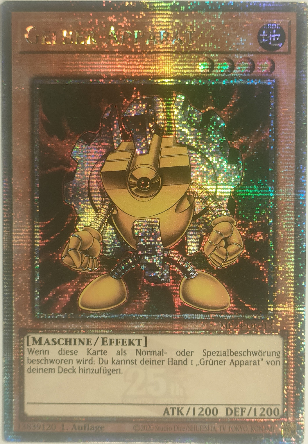 Gelber Apparat - 25th Secret Rare