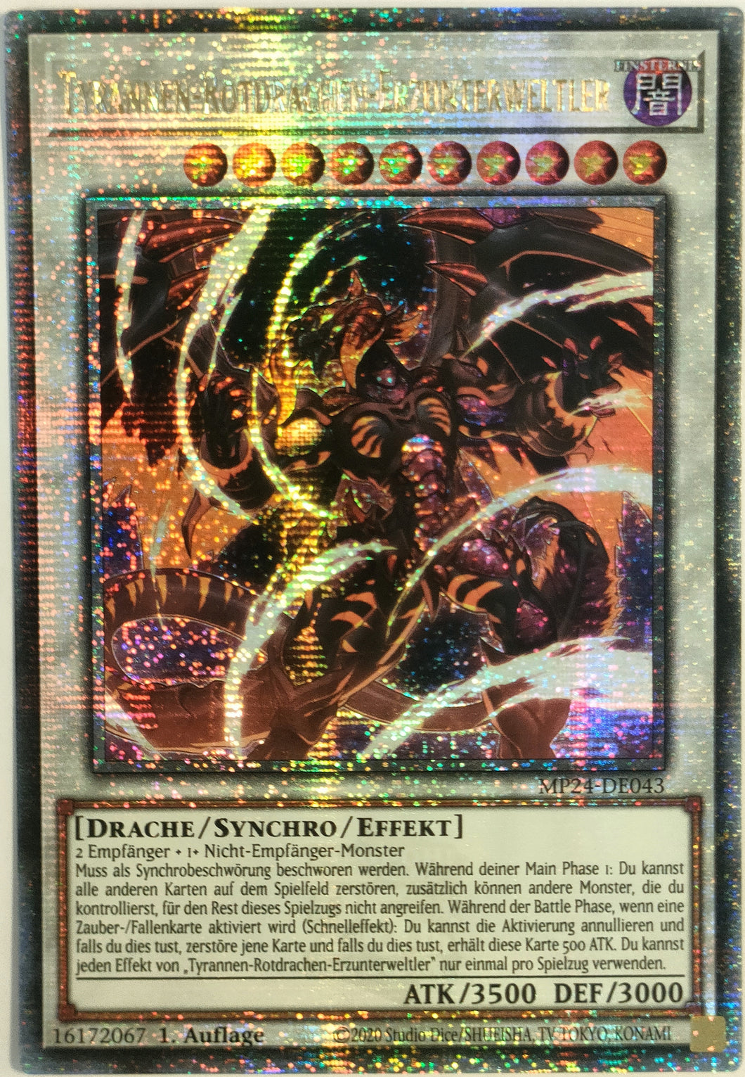 Tyrannen Rotdrachen Erzunterweltler - 25th Secret Rare