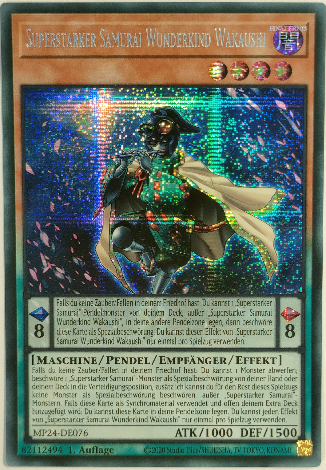 Superstarker Samurai Wunderkind Wakaushi - Secret Rare
